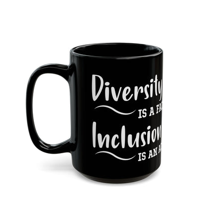 Driversity Is A Fact Black Mug (11oz, 15oz)
