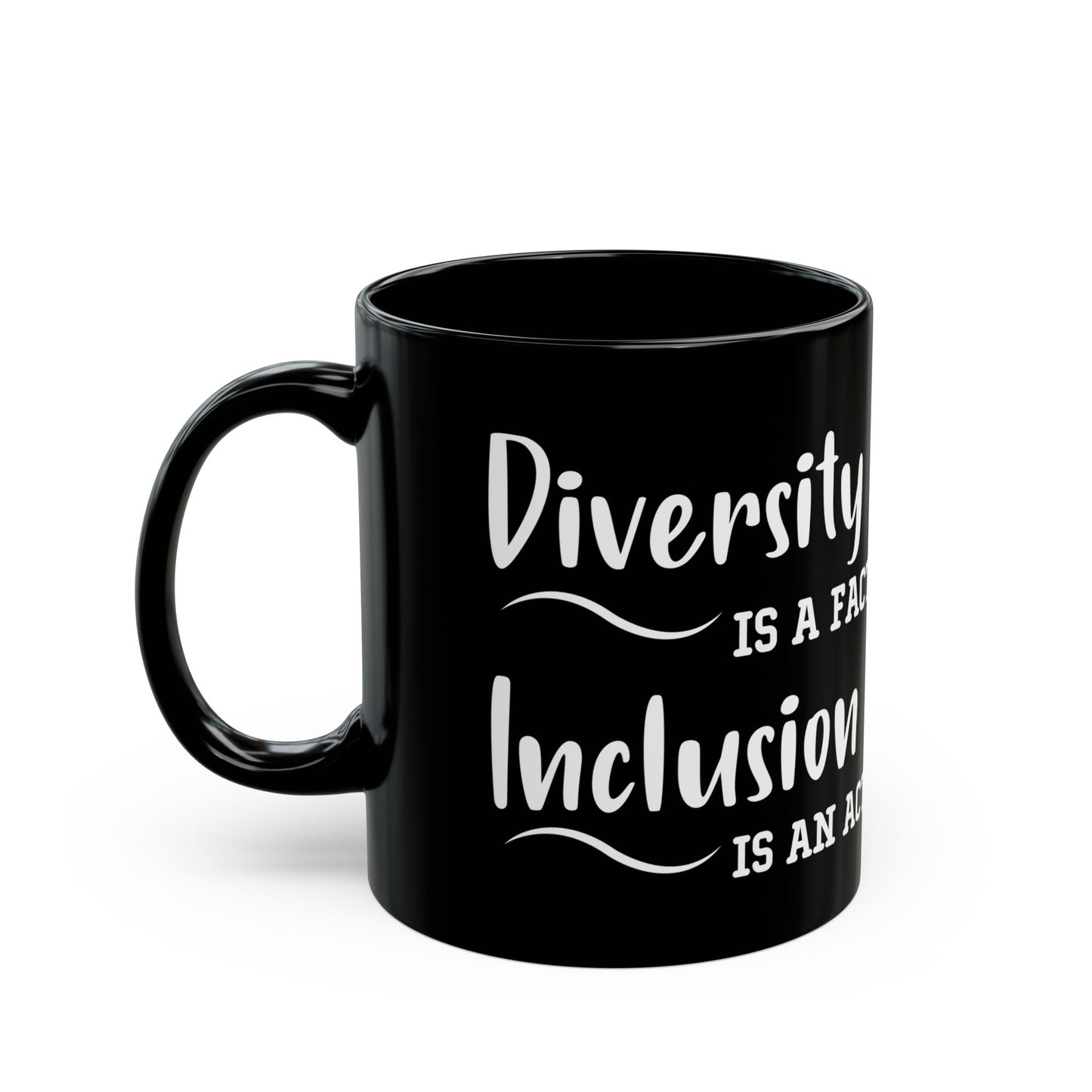 Driversity Is A Fact Black Mug (11oz, 15oz)