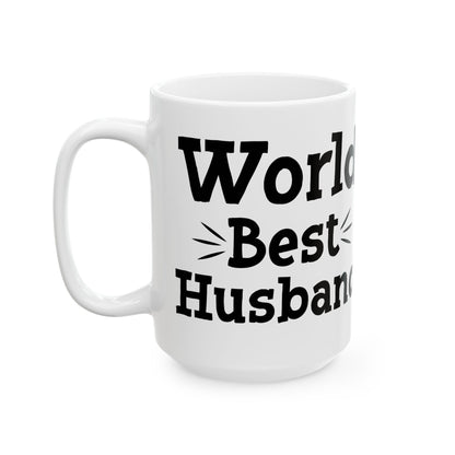 World Best Husband White Mug, (11oz, 15oz)