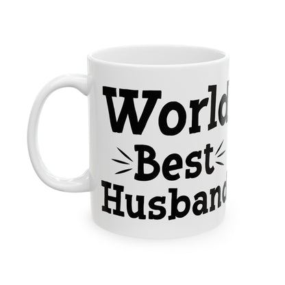World Best Husband White Mug, (11oz, 15oz)