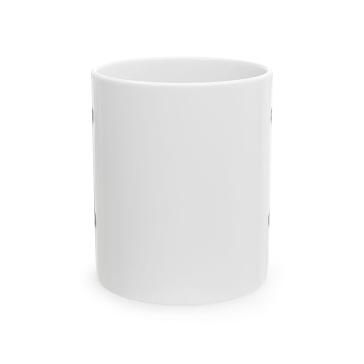 Mug - Patriotic American Flag Letter I with Kevin Name - Vintage Red, White, and Blue Design
