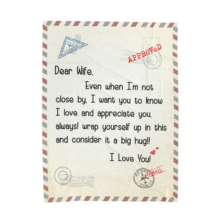 Dear Wife Blanket
