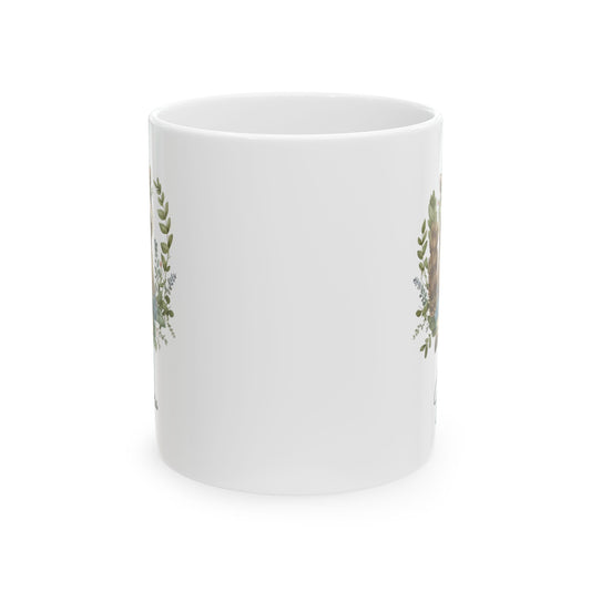 racoon custom, white Mug, (11oz, 15oz)