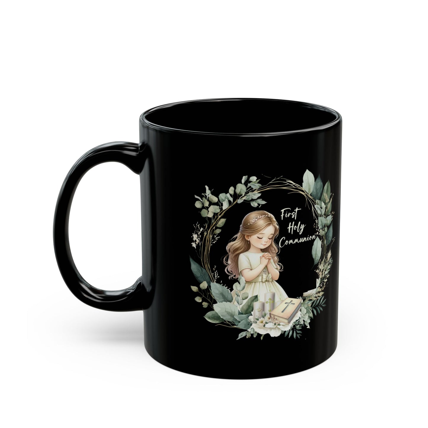 First Holy Communion day  Black Mug (11oz, 15oz)