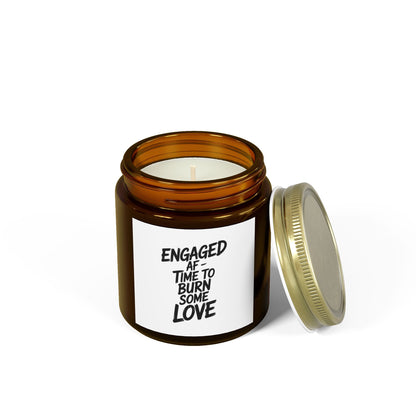 Engaged AF Scented Candles, Coconut Apricot Wax (4oz, 9oz)
