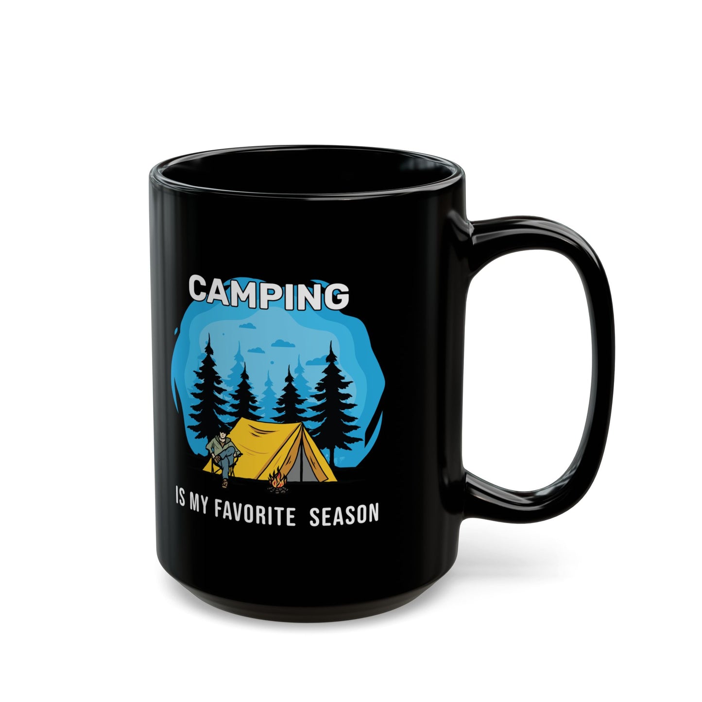 Camping is My Favorite Season Ceramic Mug, (11oz, 15oz)