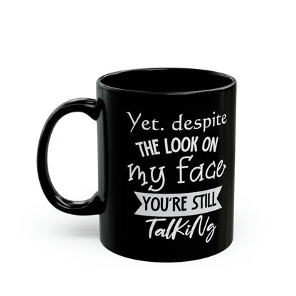 Black Coffee Mug – Funny & Sassy Mug for Sarcasm Lovers