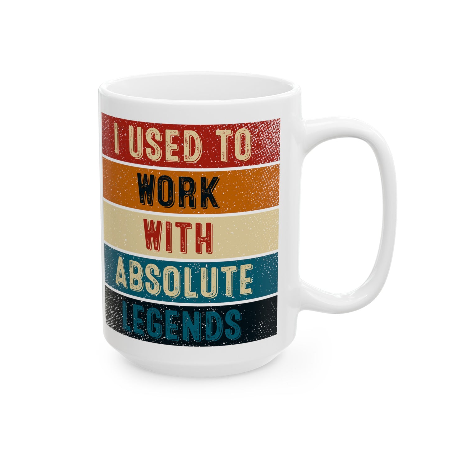 I Used to Work with Absolute Legends Mug – Vibrant Retro Design