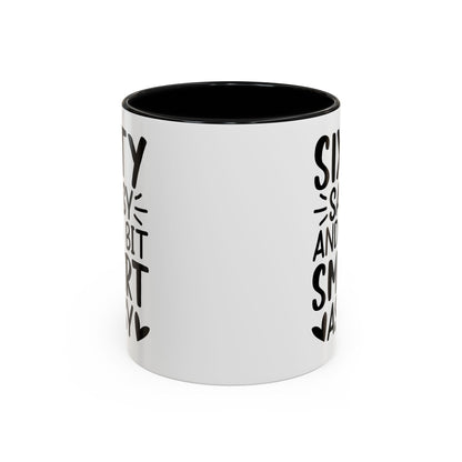 SIXTY SASSY and a bit SMART ASSY Coffee Mug (11, 15oz)