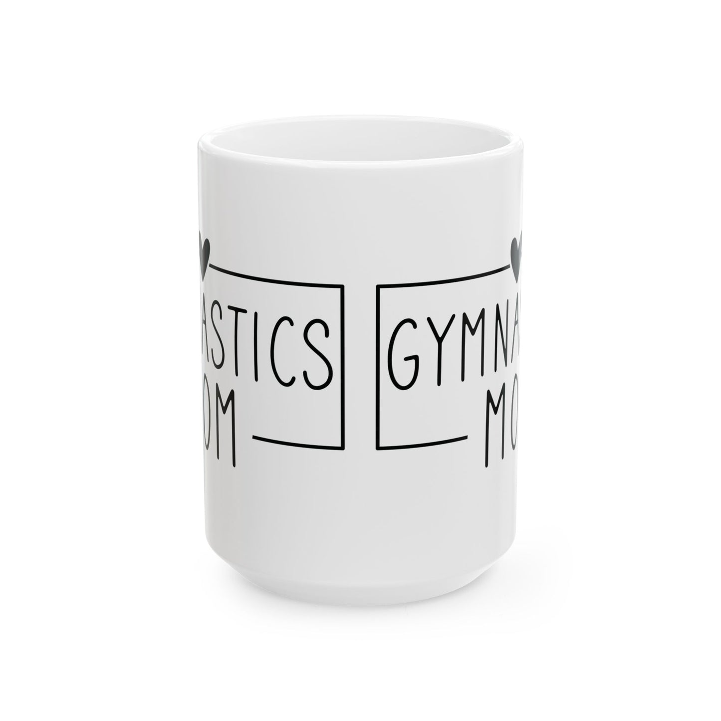 Gymnastics Mom White Mug, (11oz, 15oz)
