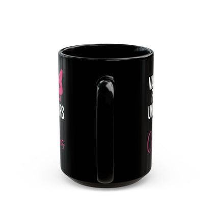 Vault Floor Uneven Bars Beam Black Mug (11oz, 15oz)