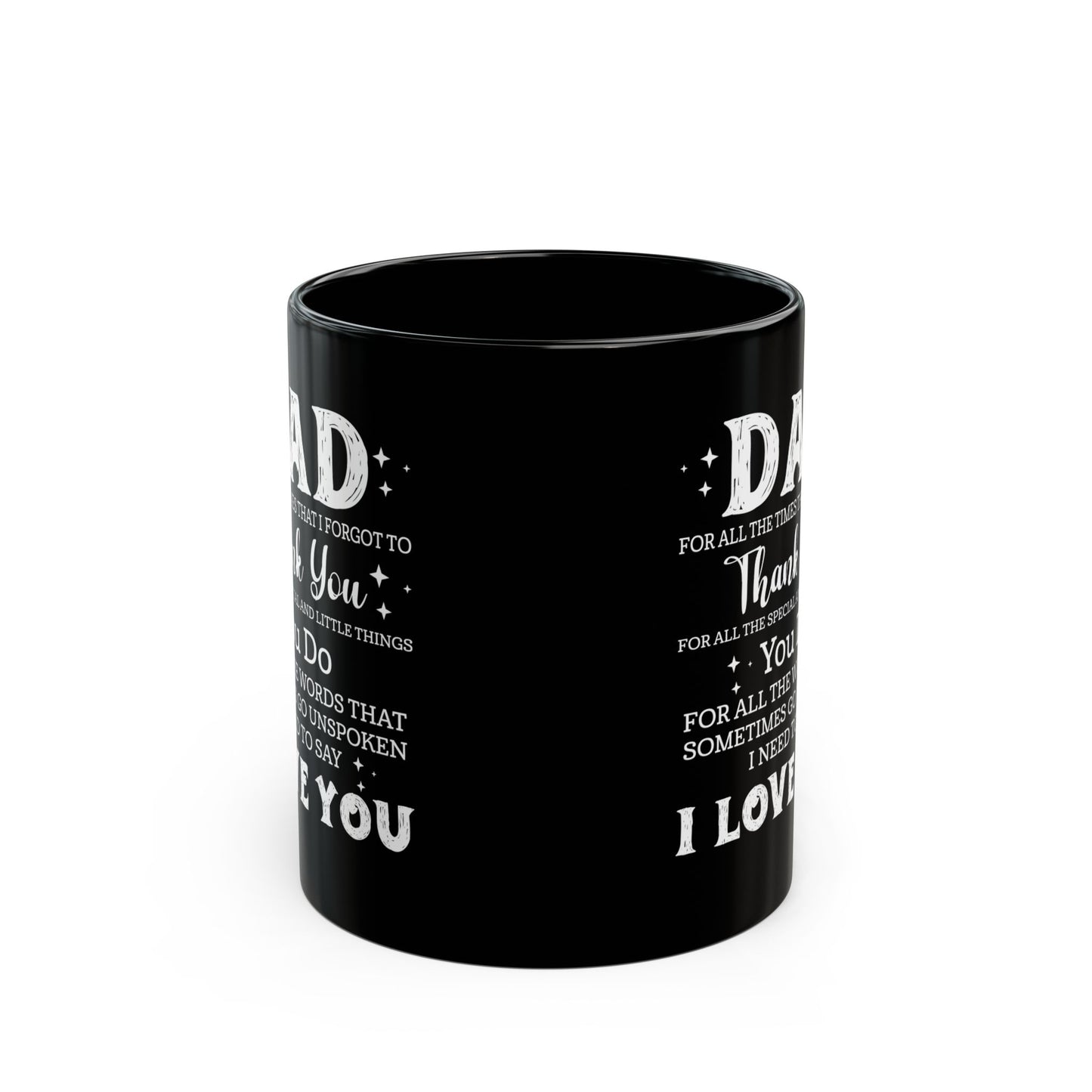 Dad Black Mug (11oz, 15oz)
