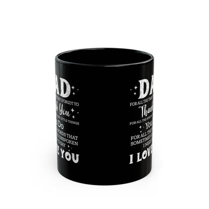Dad Black Mug (11oz, 15oz)