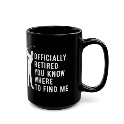 Officially Retired Golf Mug – Perfect Gift for Retirees