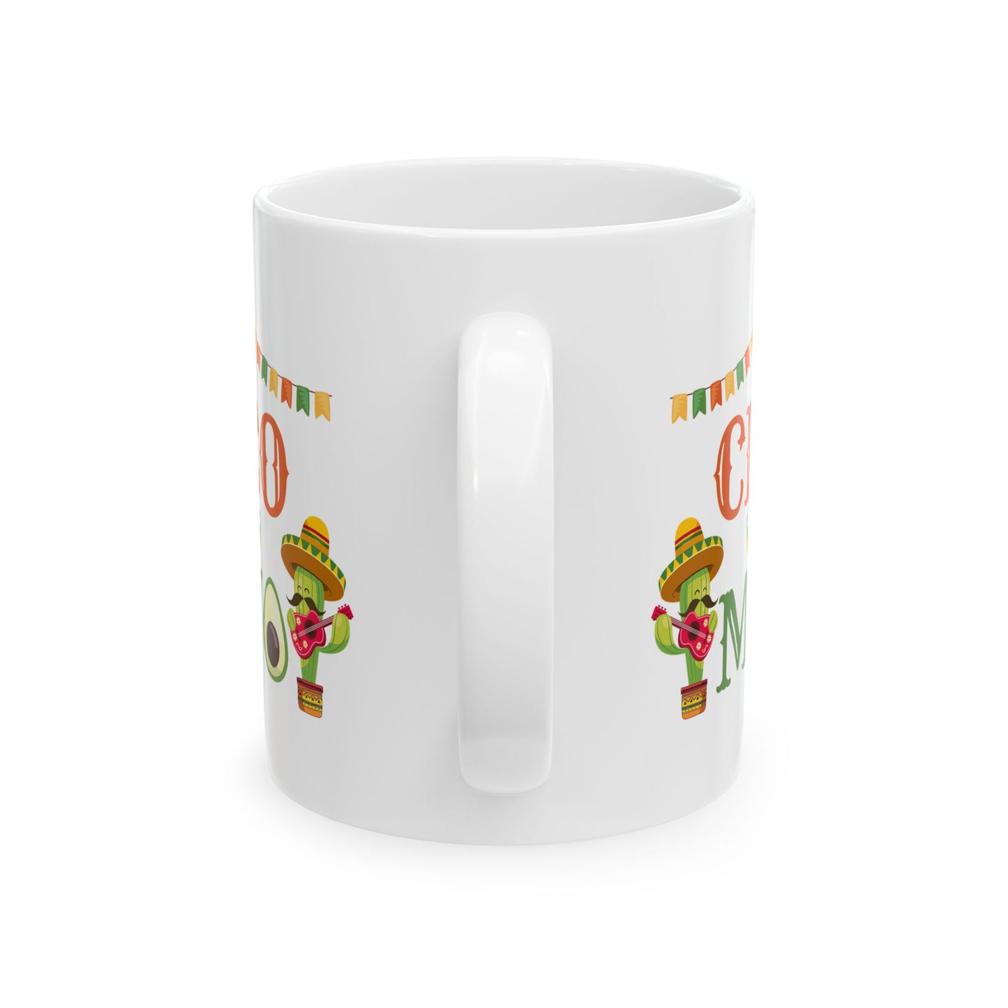 Cinco De Mayo White Mug, (11oz, 15oz)