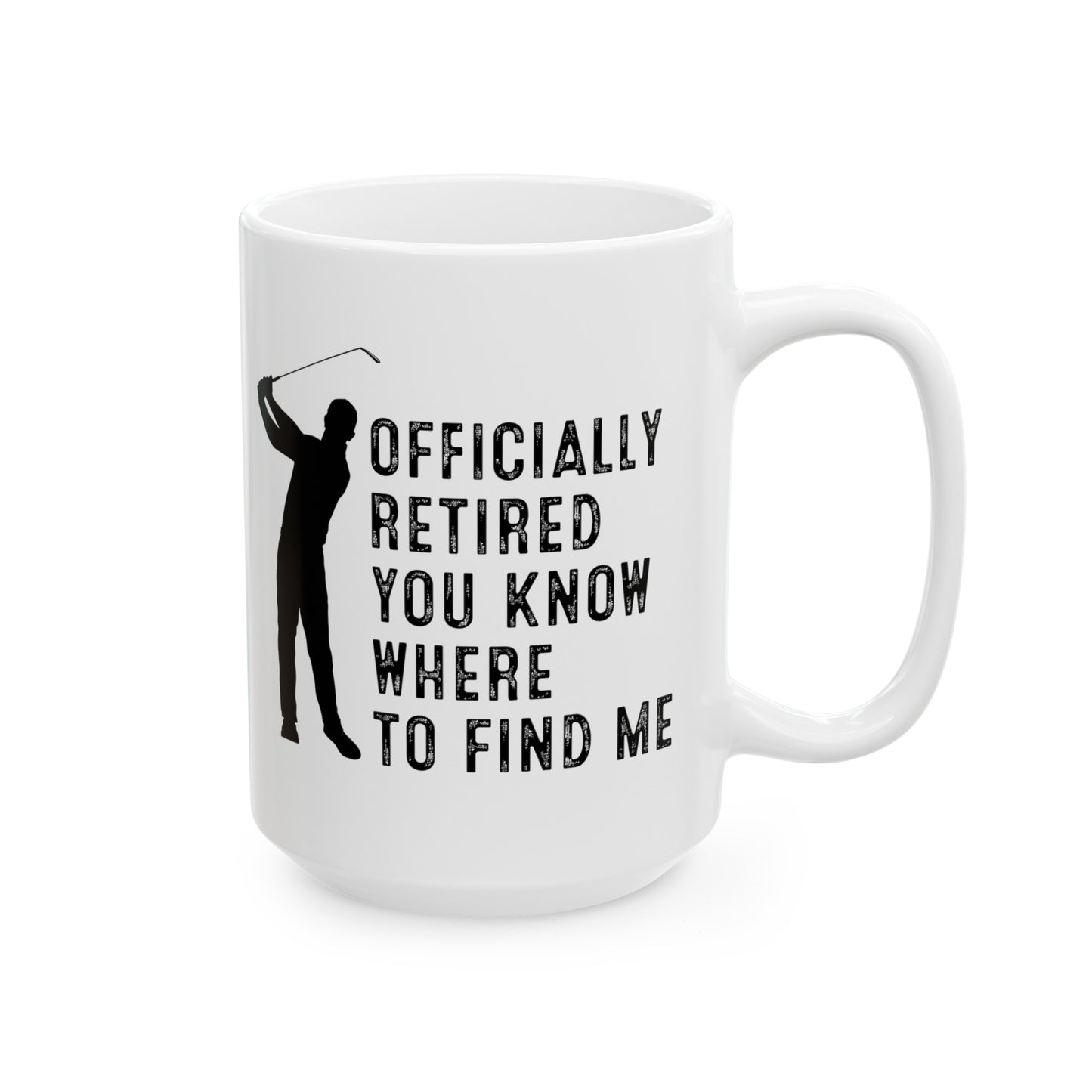Officially Retired Golf Mug – Perfect Gift for Retirees Who Love Golf