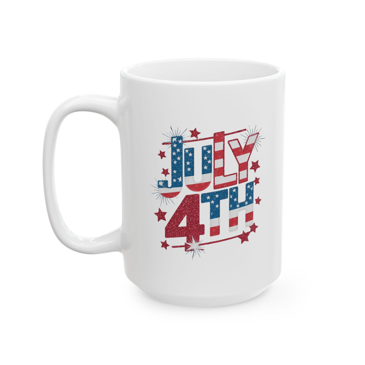 July 4th Patriotic Coffee Mug – American Flag USA Independence Gift