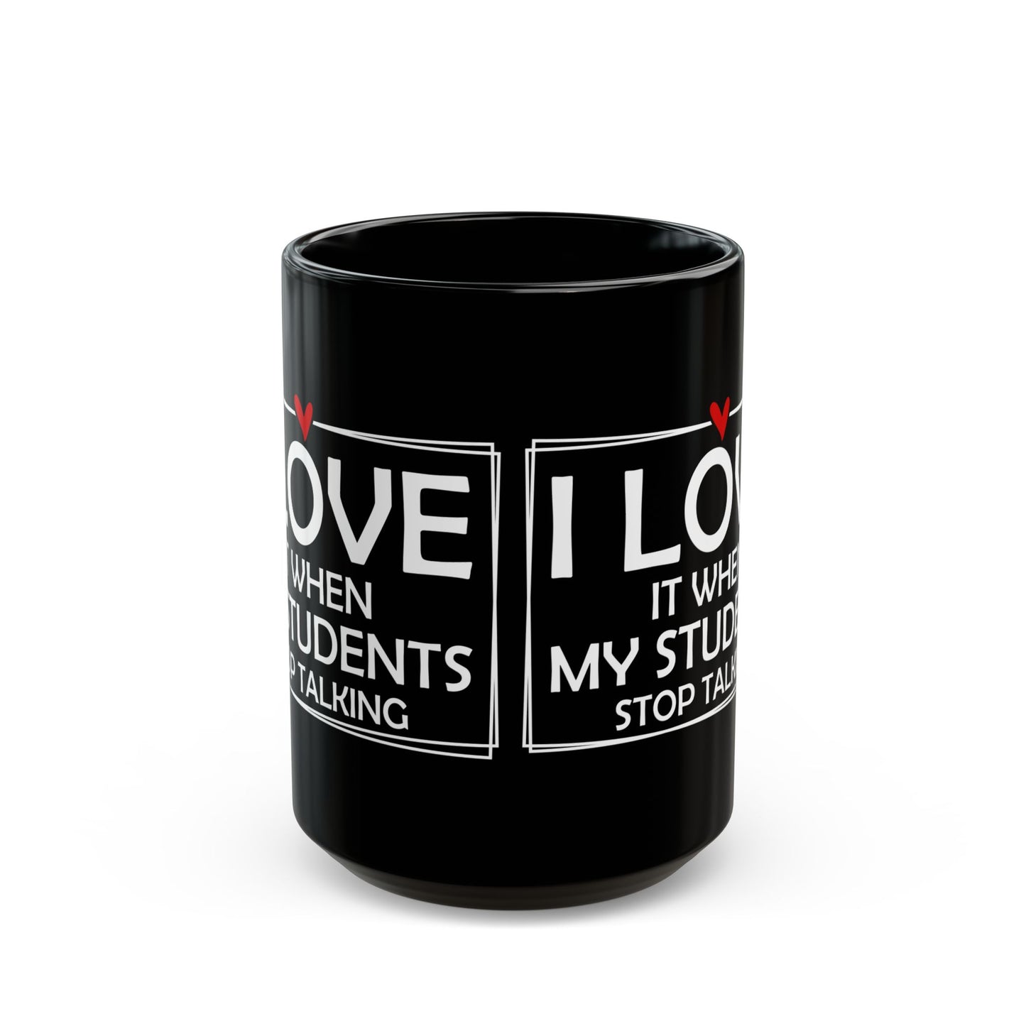 I Love It When My Students Stop Talking