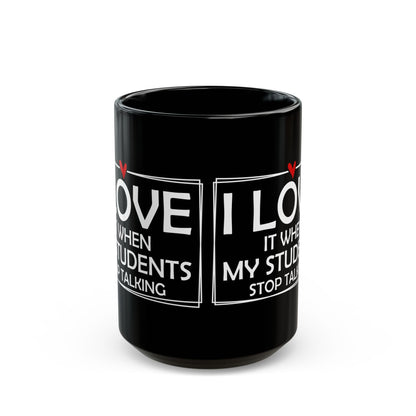 I Love It When My Students Stop Talking