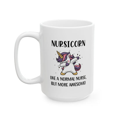 Funny Unicorn Nurse Mug – Cute Gift for Nurse, RN, LPN, Nursing Student