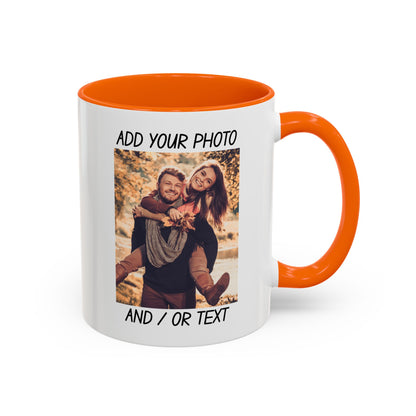 Fall Couple Mug – Cozy Autumn Love Gift for Him or Her Accent Coffee Mug (11, 15oz)