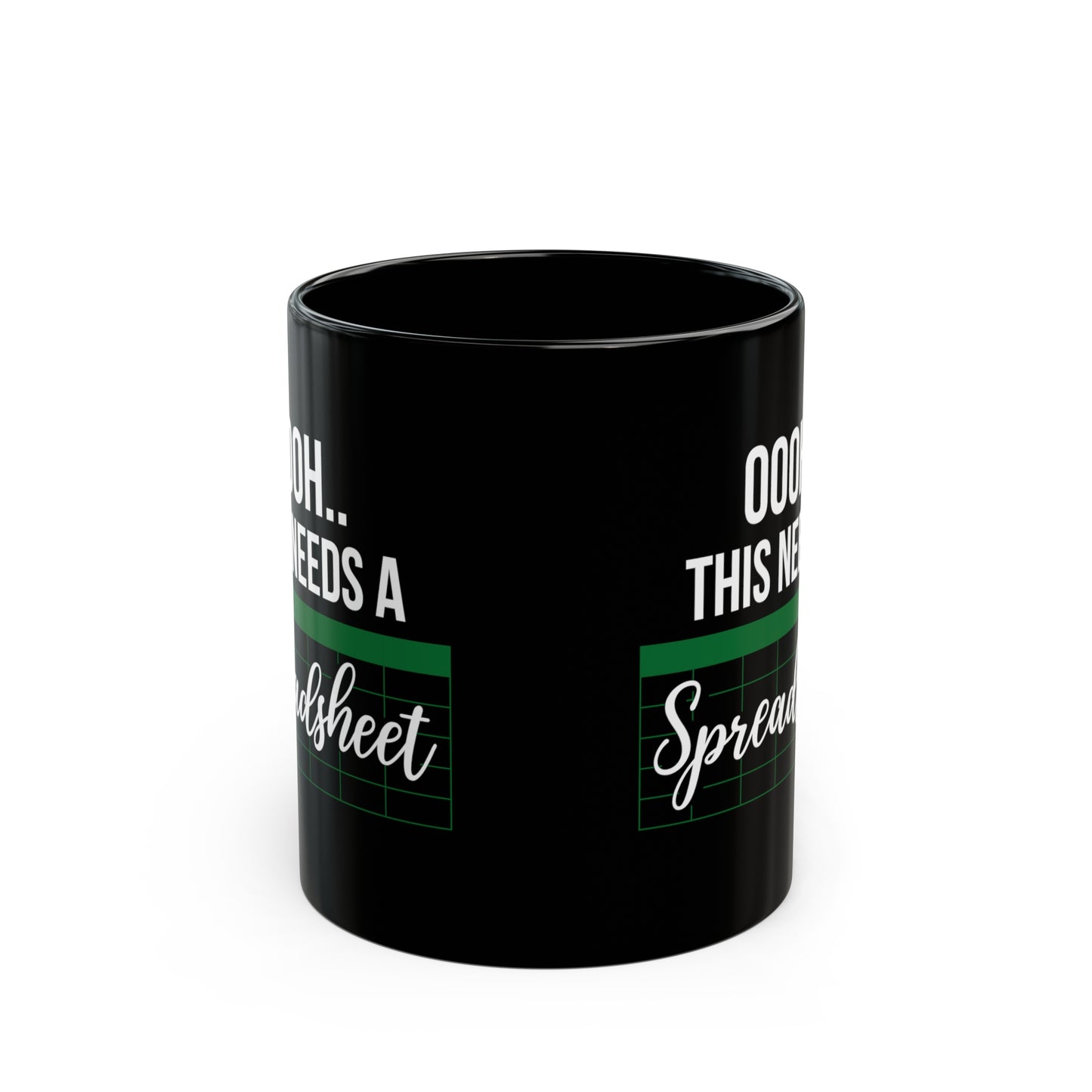 Oooh… This Needs a Spreadsheet – Funny Black Accountant Coffee Mug