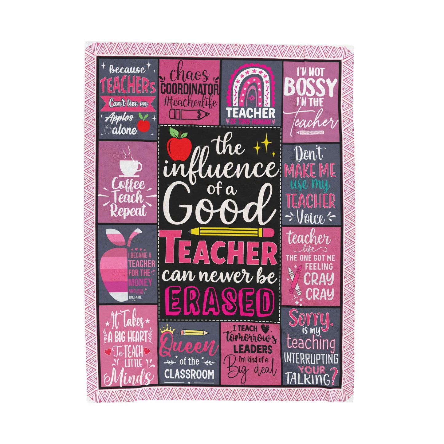 Teacher Gifts for Women  Affirmation Blanket Description Velveteen Plush Blanket