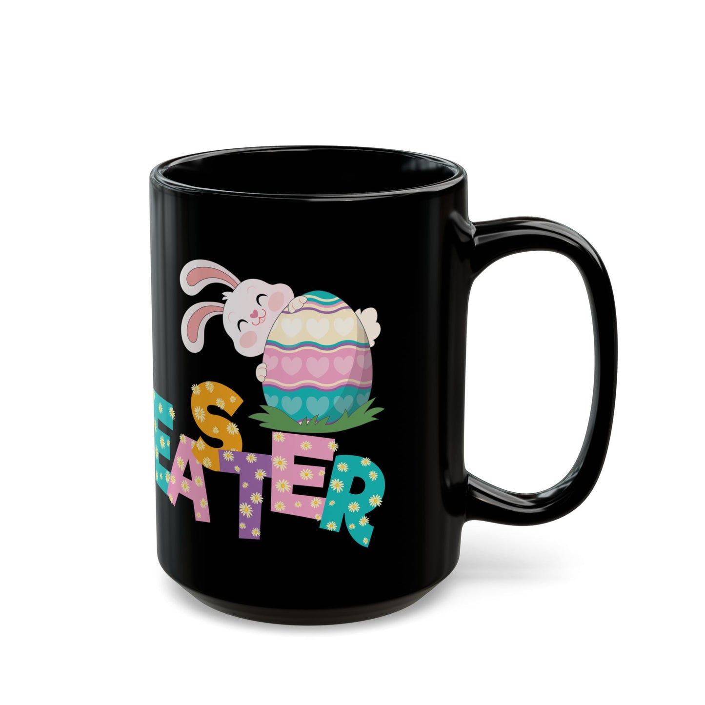 Happy Easter  Black Mug (11oz, 15oz)
