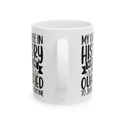 Promoted to Grandma Est 2025 White Mug, (11oz, 15oz)