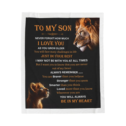 To My Son Blanket