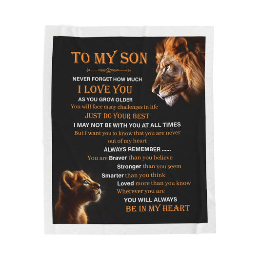 To My Son Blanket