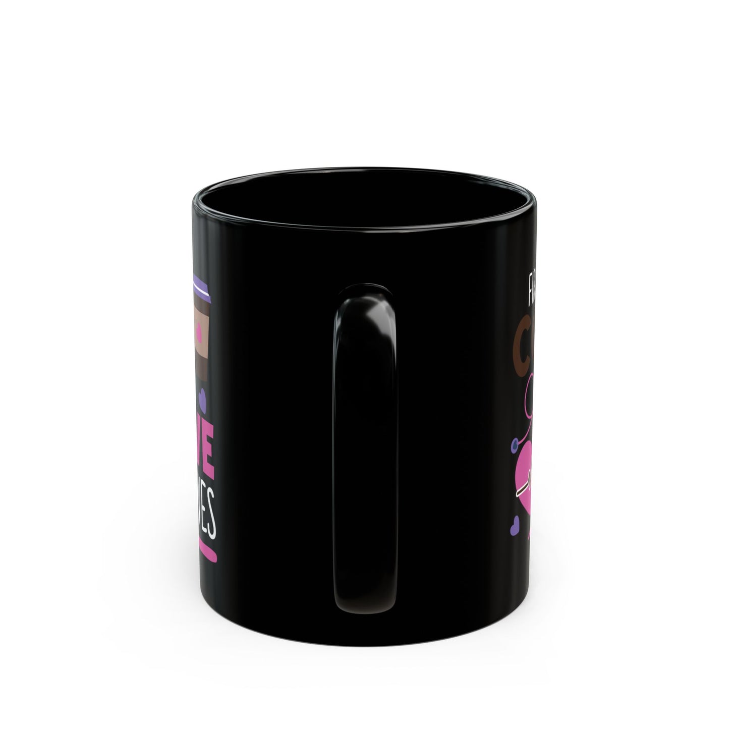 FIRST I DRINK THE COFFEE 11oz & 15oz Black mug