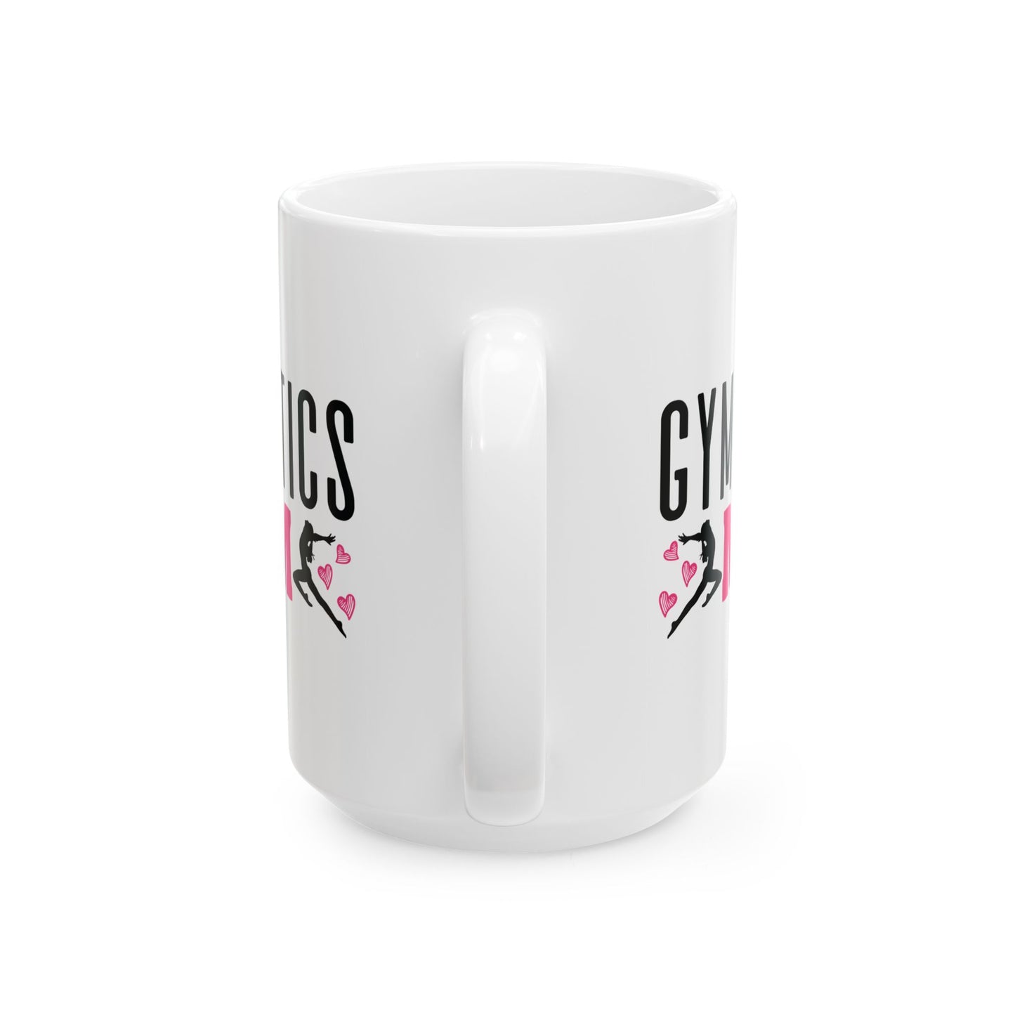 Give a Gift to a Proud Supporter – Gymnastics Mom Mug White Ceramic Coffee Cup