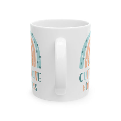 Cultivate Kindness White Mug, (11oz, 15oz)