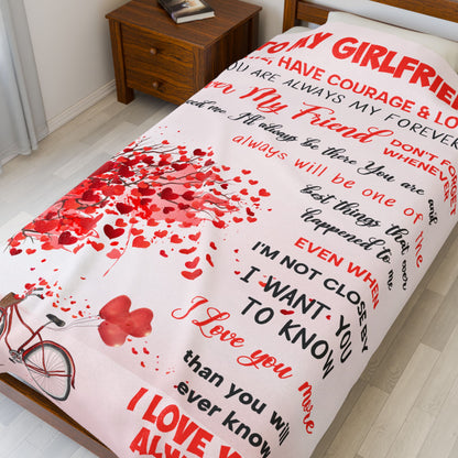 To My Girlfriend Blanket