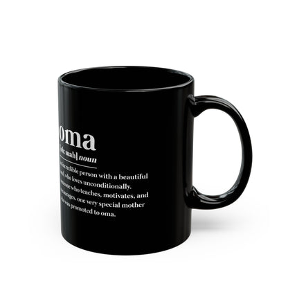 Best OMA   Black Mug (11oz, 15oz)