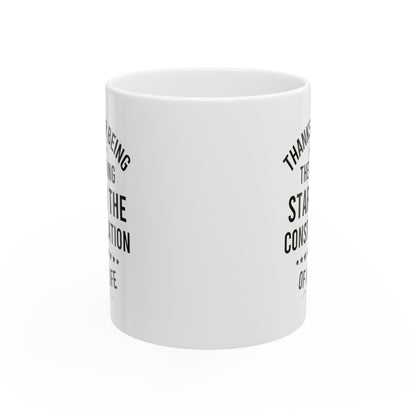 Inspirational Star Coffee Mug Thanks for Being the Guiding Light White Ceramic Motivational Gift