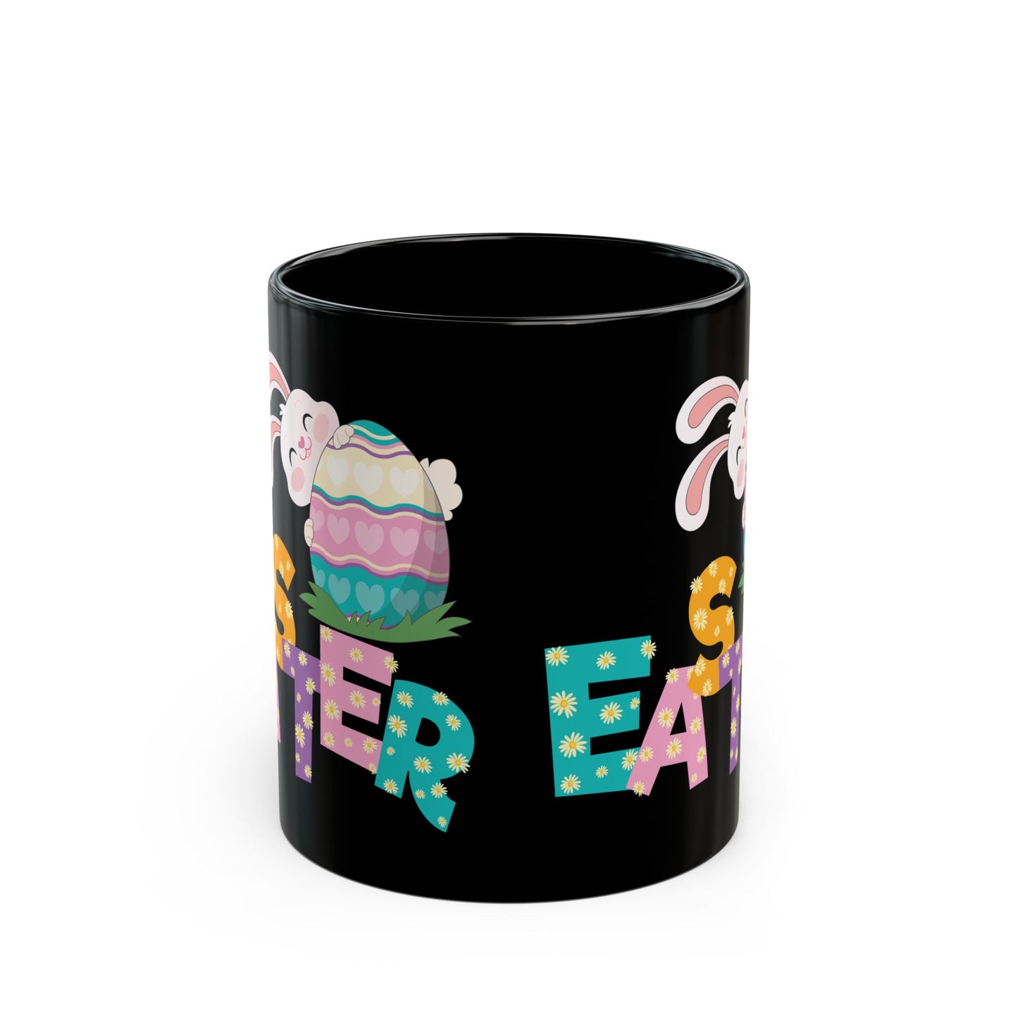 Happy Easter  Black Mug (11oz, 15oz)