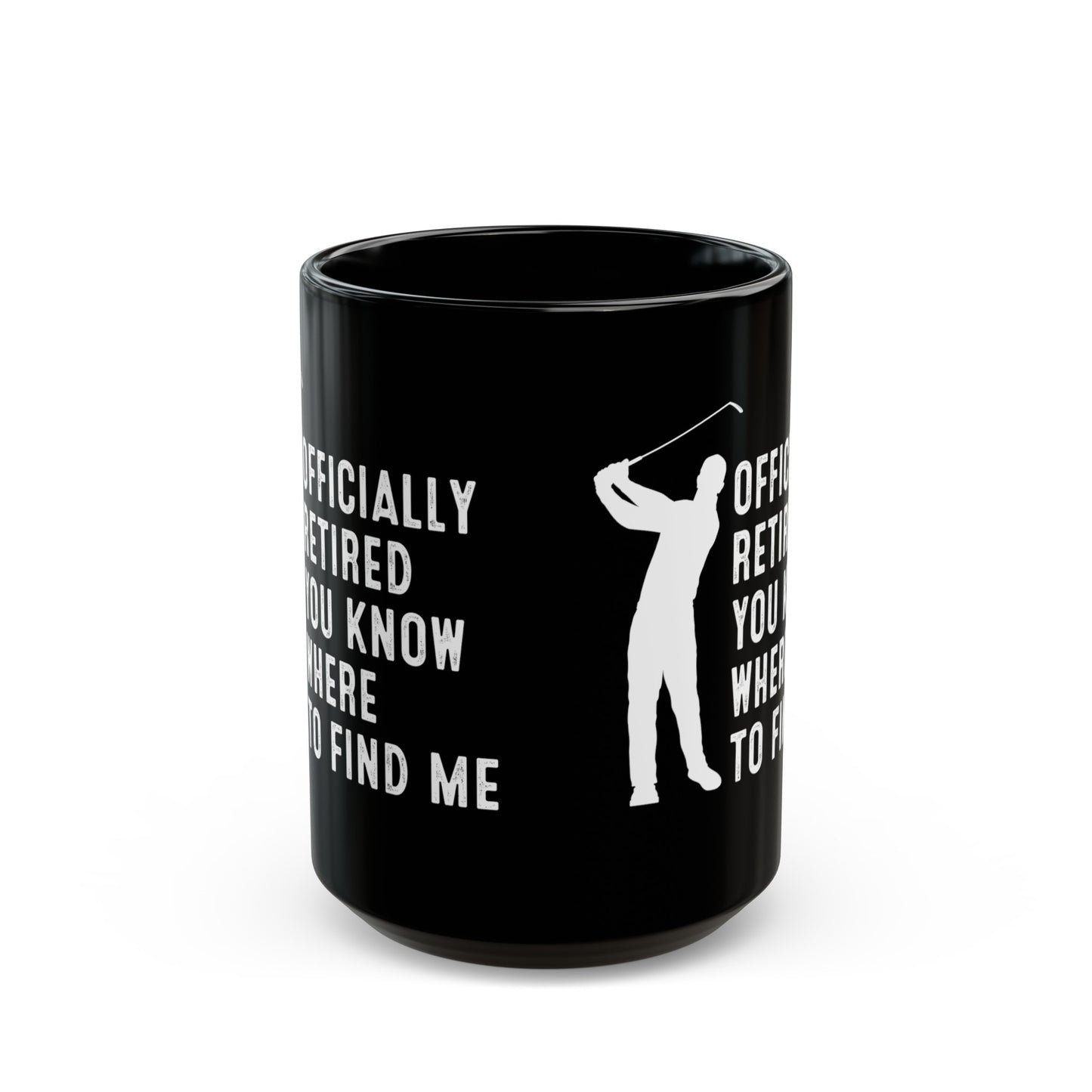 Officially Retired Golf Mug – Perfect Gift for Retirees