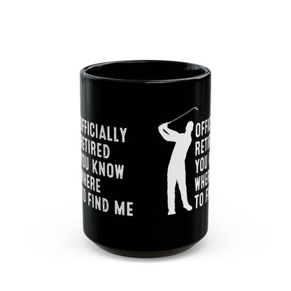 Officially Retired Golf Mug – Perfect Gift for Retirees