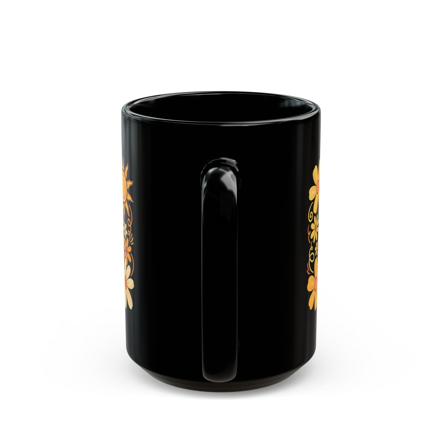Everyone Deserves Sunshine Black Mug (11oz, 15oz)