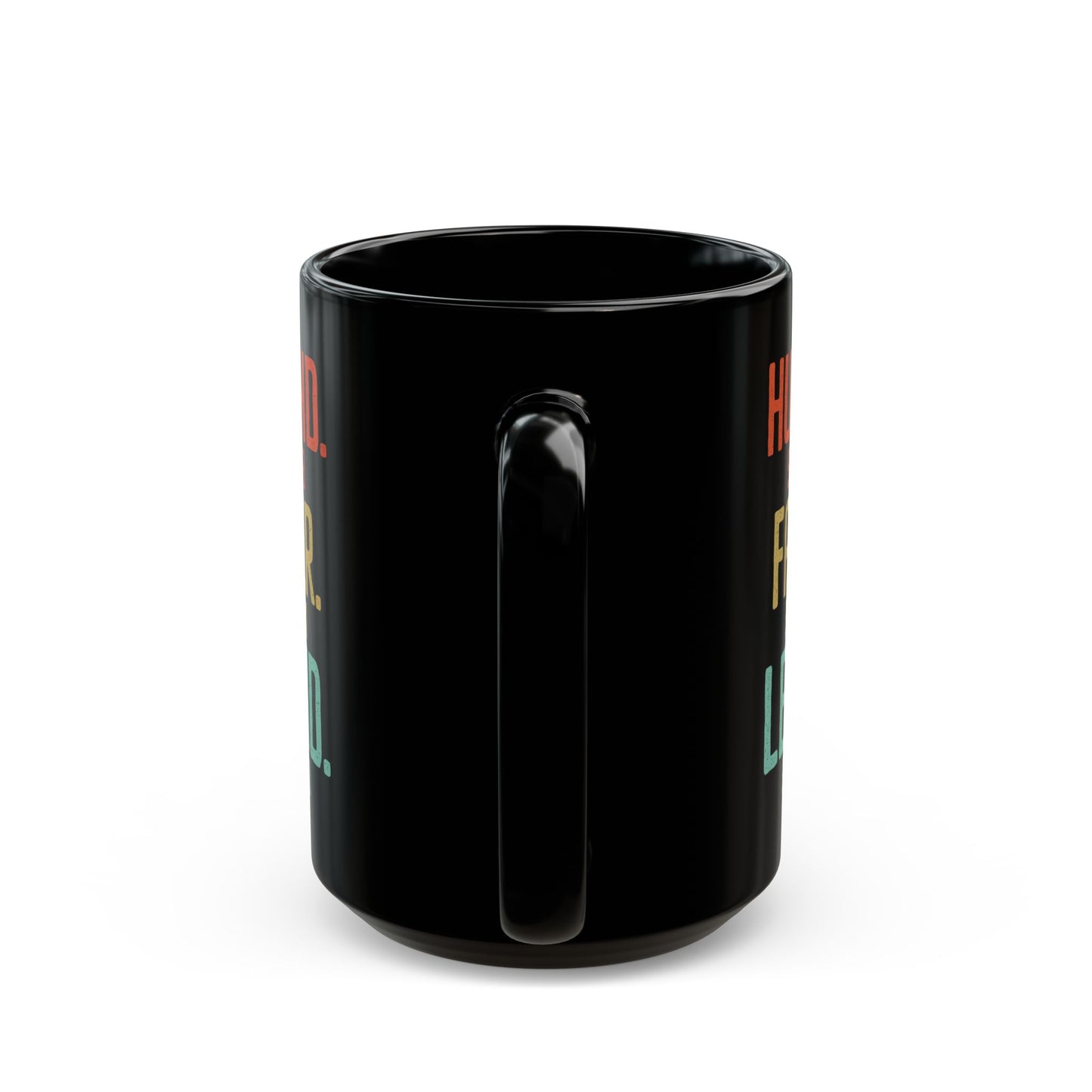 Husband Father Legend Black Mug (11oz, 15oz)