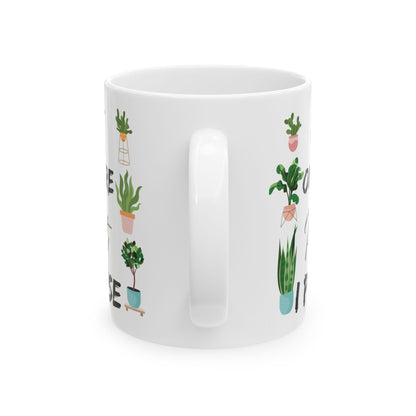 Give a Gift to a Plant Lover – Just One More Plant I Promise Mug White Ceramic Coffee Cup