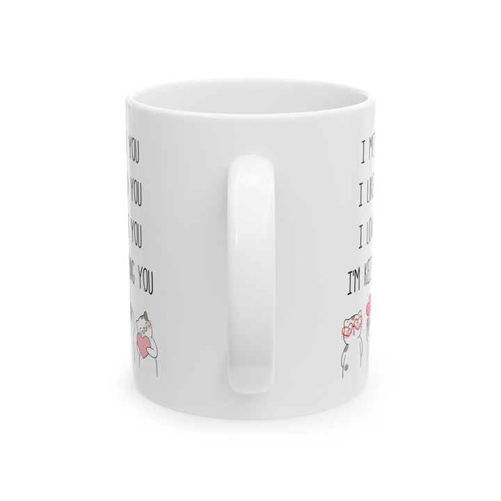 I Met You I Liked You I Love You Mug – Cute Cat Couple Design – Romantic Gift Idea