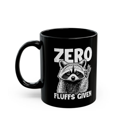 Zero Fluffs given Black Mug