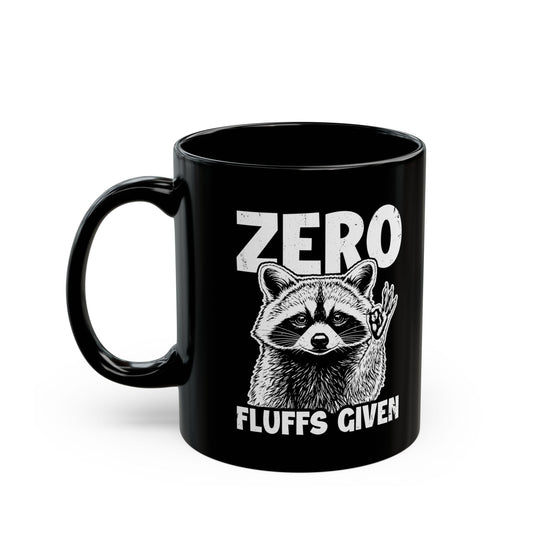 Zero Fluffs given Black Mug
