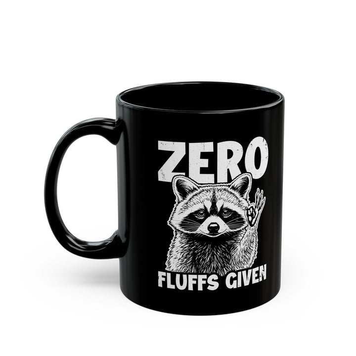 Zero Fluffs given Black Mug