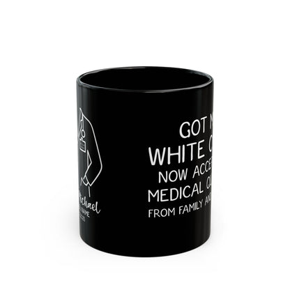 Black White Coat Ceremony Mug – Personalized Gift for Medical Student, Doctor, or PA