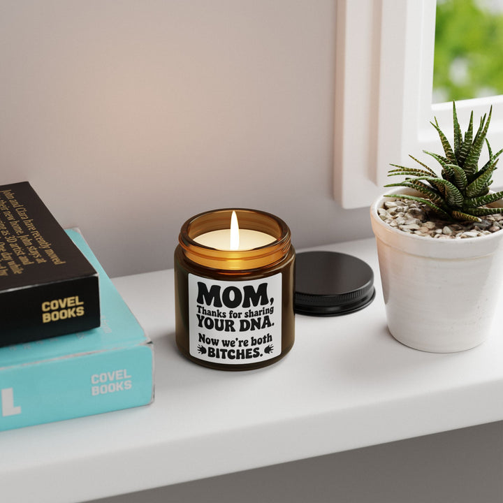 Thanks for Sharing Your DNA  Scented Soy Candle (Multi-Size, Amber Jar)