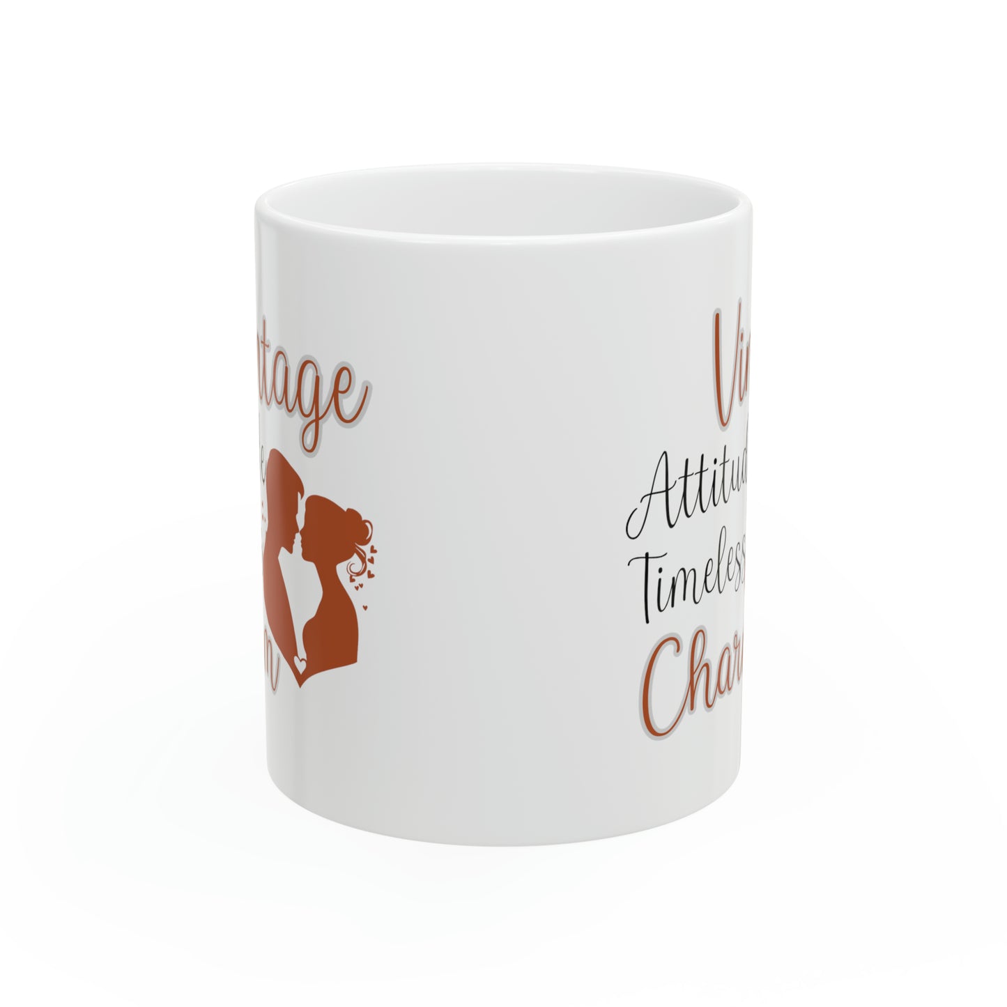 Vintage Attitude Timeless Charm Coffee Mug – Elegant Retro-Inspired Gift for Women